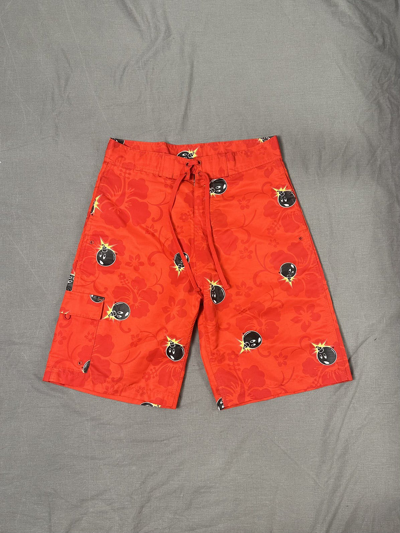 Pre-owned The Hundreds Shorts In Red