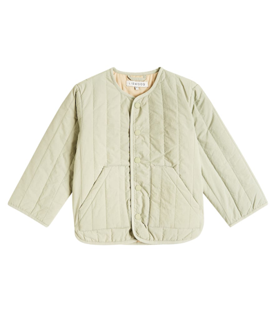 Shop Liewood Bea Quilted Jacket In Green