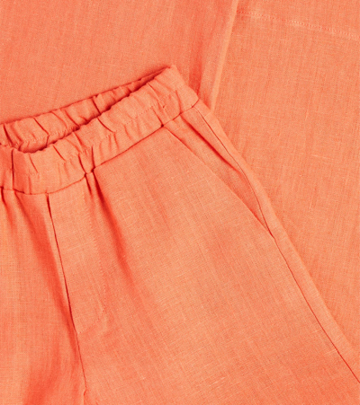 Shop Paade Mode Linen Pants In Orange