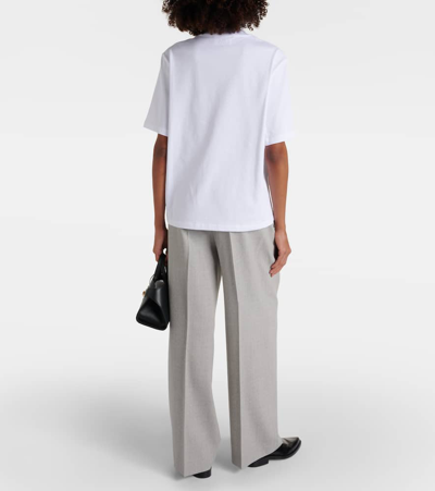 Shop Ami Alexandre Mattiussi Ami De Caur Cotton Jersey T-shirt In White