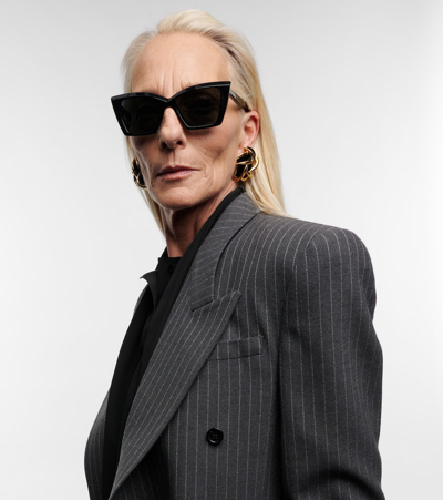 Saint Laurent Sl 657 Cat-eye Sunglasses In Black