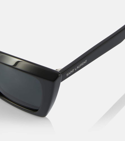 Shop Saint Laurent Sl 657 Cat-eye Sunglasses In Black