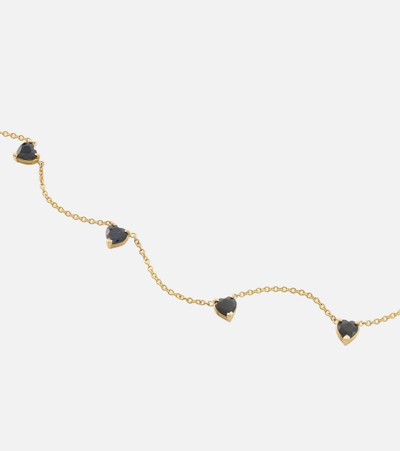 Shop Shay Jewelry 18kt Gold Anklet With Sapphires