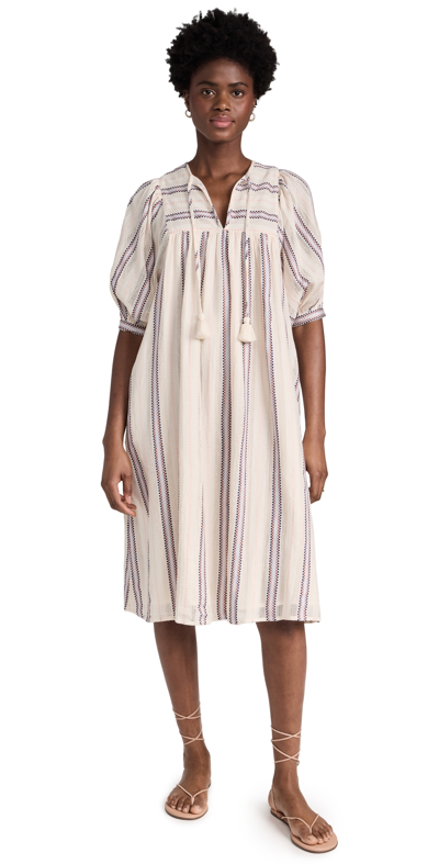 Shop Mille Saffron Dress O'keeffe Stripe