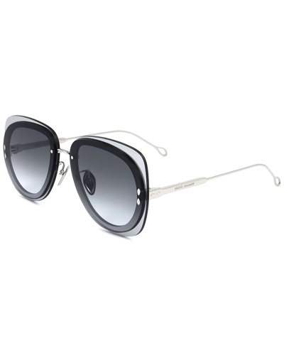 Shop Isabel Marant Women's Im0039 62mm Sunglasses In Grey
