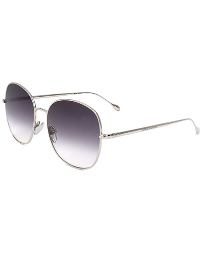 Shop Isabel Marant Women's Im0012 59mm Sunglasses In Silver