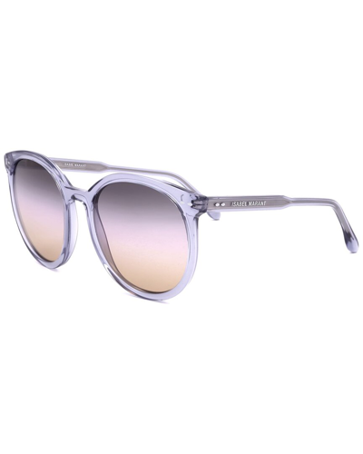 Shop Isabel Marant Women's Im0048 55mm Sunglasses In Purple