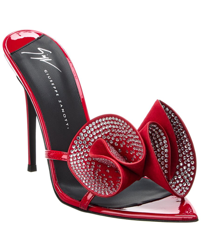 Shop Giuseppe Zanotti Intrigo Charmante Sandal In Red