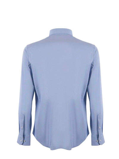 Rrd Multicolor Cotton Shirt In Blue