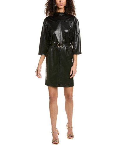 Shop Joseph Ribkoff Belted Mini Dress In Black