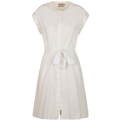 Shop Fred Mello F Mello Cotton Women's Dress In White