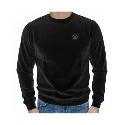 Shop Plein Sport Cotton Men's Sweater In Black