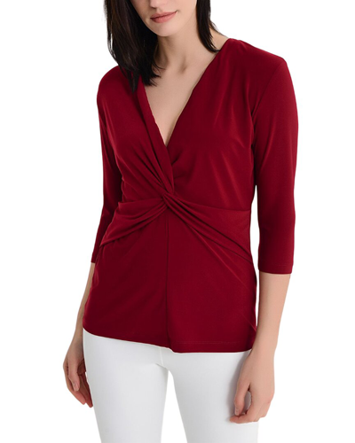 Shop Laranor 3-sleeve Blouse In Red