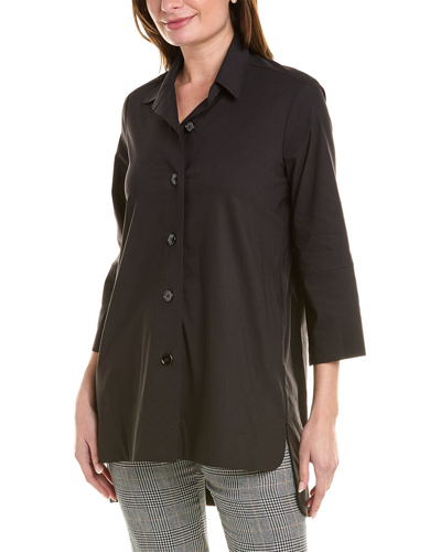 Shop Joseph Ribkoff Bell-sleeve Shirt In Black