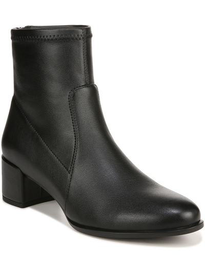 Shop Naturalizer Ravi Womens Faux Leather Stretch Ankle Boots In Black