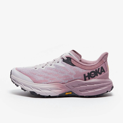 Shop Hoka Women's Speedgoat 5 Running Shoes - B/medium Width In Elderberry / Lilac Marble In Multi