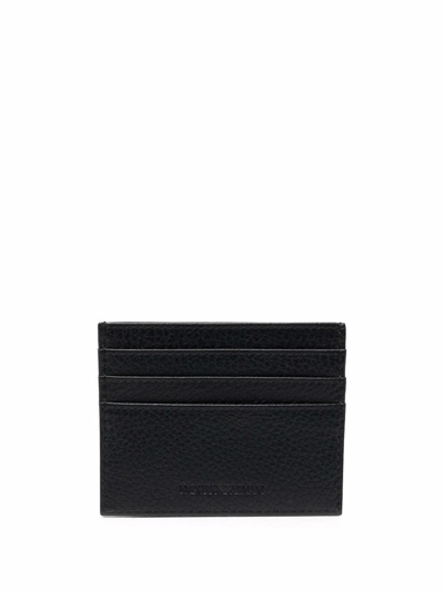 Shop Emporio Armani Leather Card Case And Key Holder Set In Black