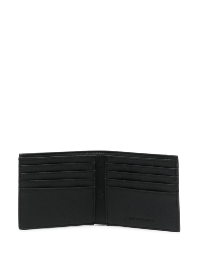 Shop Emporio Armani Leather Wallet And Card Case Set In Black