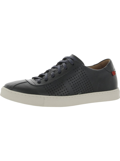 Shop Marc Joseph Astor Place Mens Leather Low Top Casual And Fashion Sneakers In Grey
