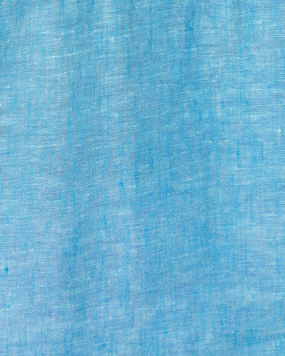 Lilly Pulitzer Sea View Linen Button Down Top In Beckon Blue X Sea Salt Blue