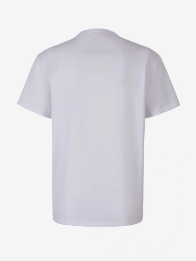 Shop Alexander Mcqueen Graffiti Cotton T-shirt In White