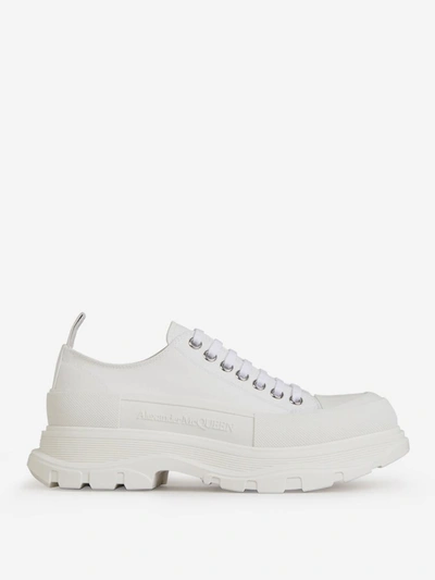 Shop Alexander Mcqueen Sneaker Tread Slick In White