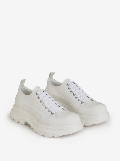 Shop Alexander Mcqueen Sneaker Tread Slick In White
