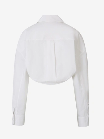 Shop Alexander Wang Doble Layered Shirt In Blanc