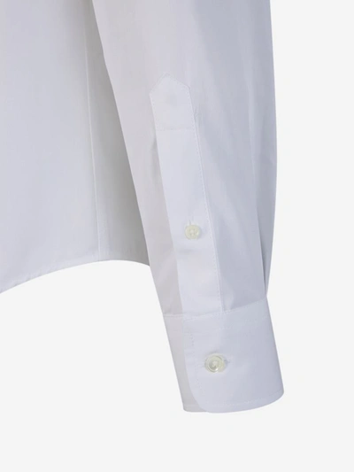 Shop Ami Alexandre Mattiussi Ami Paris Plain Cotton Shirt In Blanc