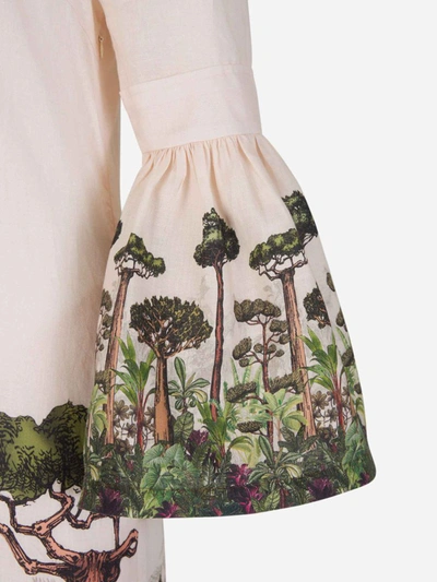 Shop Andres Otalora Forest Maxi Dress In Crema