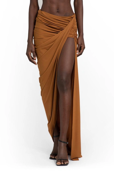 Shop Atlein Skirts In Brown