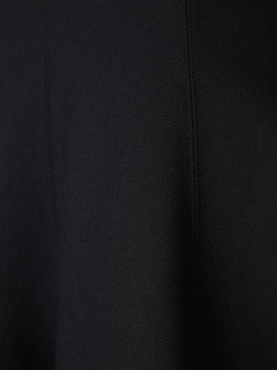 Shop Alaïa Wool Skater Skirt In Black