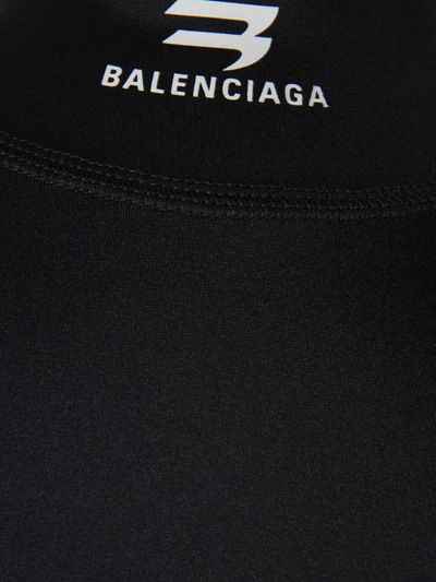 Shop Balenciaga Sporty B Activewear T-shirt In Negre