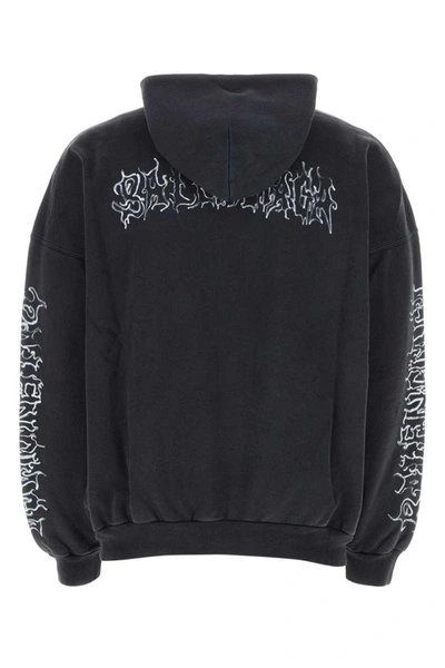 Shop Balenciaga Sweatshirts In Grey