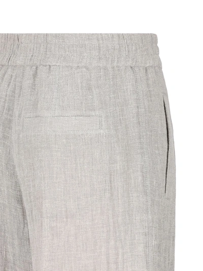 Shop Brunello Cucinelli Trousers In Gray