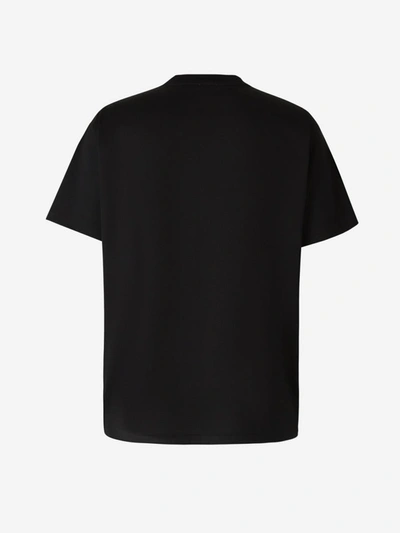Shop Burberry Embossed Logo T-shirt In Black