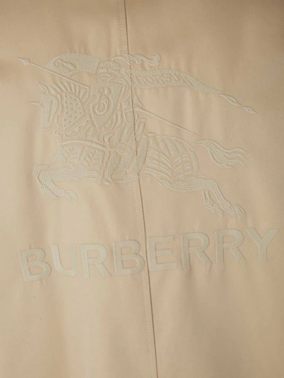 Shop Burberry Equestrian Knight Motif Trench Coat In Classic Collar