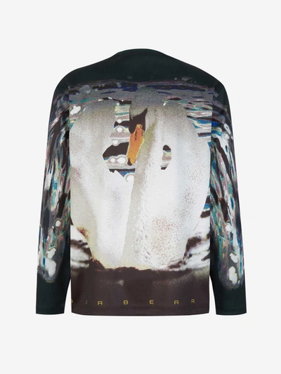 Shop Burberry Polyester Print Sweatshirt In Front And Back Print