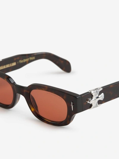 Shop C.& G. The Great Frog Soaring Eagle Sunglasses In Marró Fosc