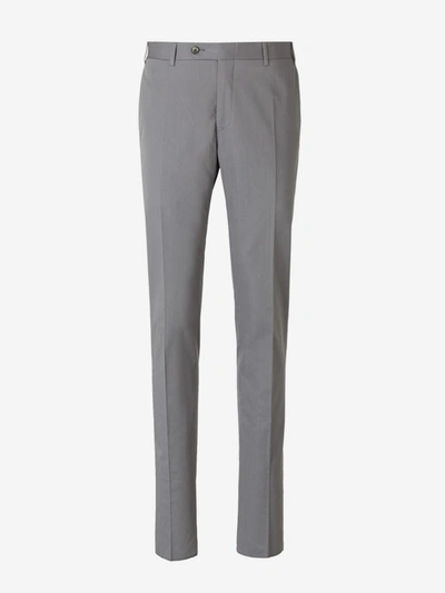 Shop Canali Cotton Kei Suit In Gray