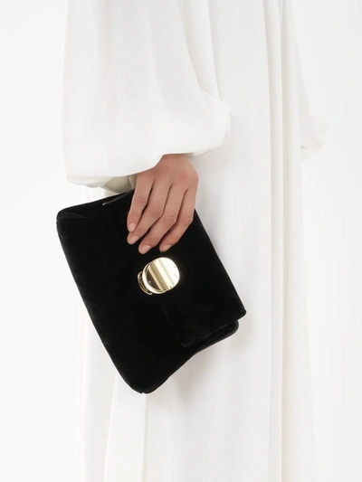 Shop Chloé X Atelier Jolie S Penelope Clutch Bag In Negre