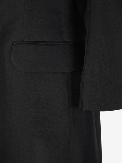 Shop Chloé X Atelier Jolie Long Silk Coat In Negre