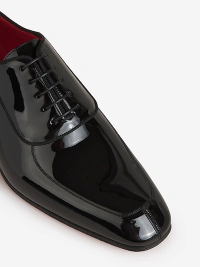 Shop Christian Louboutin Lafitte Shoes Leather In Negre