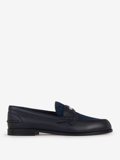 Shop Christian Louboutin Penny Donna Loafers In Negre