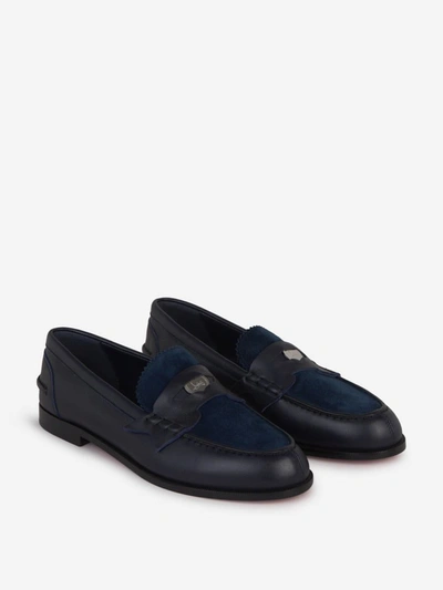 Shop Christian Louboutin Penny Donna Loafers In Negre