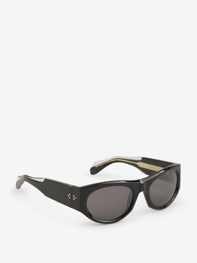 Shop Cutler And Gross Cutler & Gross Round Sunglasses In Negre