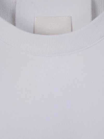 Shop Givenchy Crewneck 4g Sweatshirt In Blanc