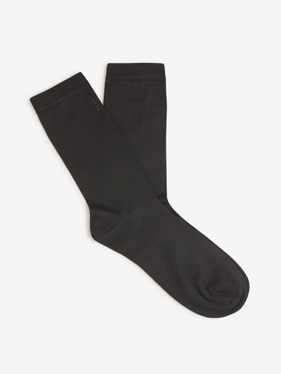 Shop Givenchy Knit 4g Socks In Negre