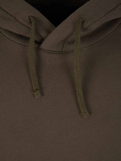 Shop Givenchy Logo Hood Sweatshirt In Verd Militar