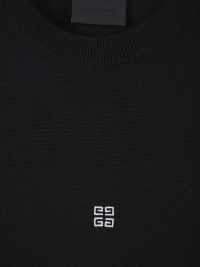 Shop Givenchy Logo Wool Sweater In Made Of A Wool And Cashmere Blend